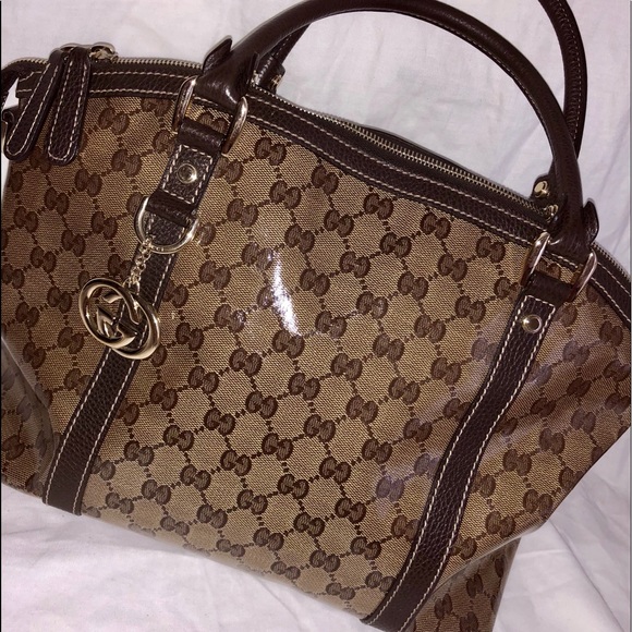 Authentic GUCCI Crystal Coated Dome Bag - Picture 3 of 8